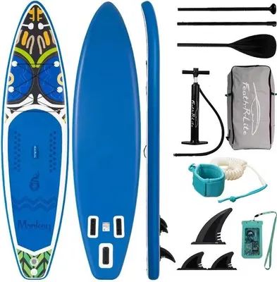 Obrázek produktu pro Nafukovací paddleboard, lehký, kompletní sada, modrý opičák