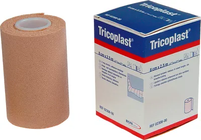 Produktbild von Tricoplast Pflasterbinde 8 cmx2,5 m 2308 1 St
