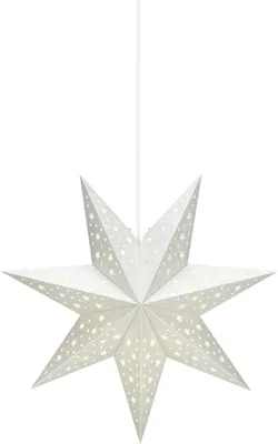 Produktbild von Markslöjd Papierstern Solvalla, silber, Ø 45 cm
