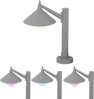Produktbild von RGB LED Stehleuchte, ALU, grau, H 47 cm