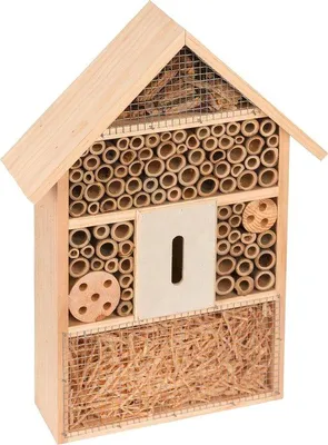 Productafbeelding van Famanu insectenhotel, 27,5 x 9 x 39,5 cm - Natuurlijk hout
