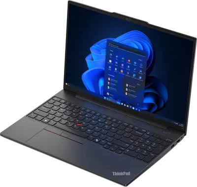 Produktbild von Lenovo ThinkPad E16 Gen 2 Notebook 16" WUXGA AMD Ryzen™ 5 7535U @4,55GHz 16GB DDR5 512GB NVMe SSD AMD Radeon 660M Grafik Windows 11 Laptop