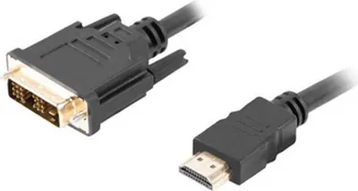 Image de Câble DVI Lanberg DVI-D (18+1) M/M 1,8m noir
