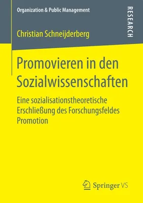 Produktbild von Promovieren in den Sozialwissenschaften