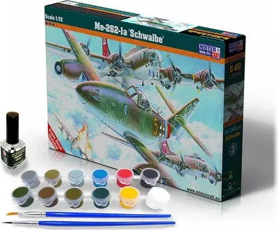 Produktbild von Mistercraft SE-60 - 1:72 Me-262-1A Schwalbe, START SET - Neu