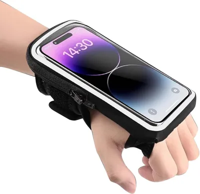 Produktbild von Sportarmband für Mobiltelefone - Verstellbar - Sport-Armband - bis zu 6,8 Zoll - wasserdicht - reflektierend - Fächer für Karte und Schlüssel