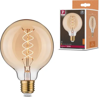Image de Paulmann Rustic Shine Standard 230V LED Globe Filament en forme de S