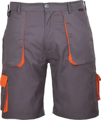 Zdjęcie produktu dla Portwest TX14 Portwest Texo Contrast Shorts Grey Rozmiar M
