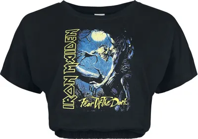 Produktbild von Iron Maiden T-Shirt Damen Fear schwarz Band-Merch, Bands 100% Baumwolle XL