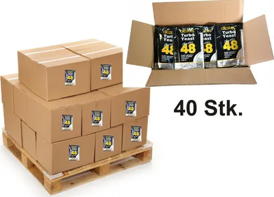 Produktbild von 40 Stück AlcoTec Turbohefe 48 Classic Vodka Gärhefe 20%