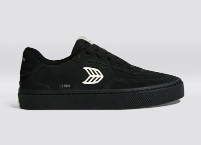 Produktbild von Cariuma Luan Pro Suede Black Teak/Ivory 43,5