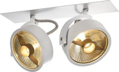 Produktbild von SLV Kalu Einbauleuchte 2 Spots Weiß 2xES111 max. 2x50W