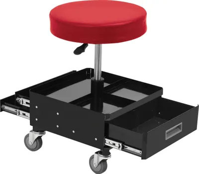 Image de Tabouret d'atelier, chaise d'atelier jusqu'à 150 kg avec tiroirs