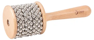Produktbild von Classic World Holz Perlenrassel Percussion Musikinstrument Spielzeug