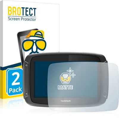 Produktbild von 2x BROTECT Schutzfolie für TomTom Rider 450 Displayschutz Displayschutzfolie Folie Matt Entspiegelungsfolie