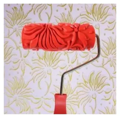Image de Rouleau de peinture texturé pour décoration murale