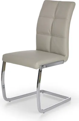 Obrázek produktu pro Halmar Jídelní židle K228 - světle šedá / chrom