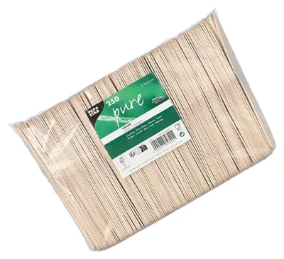 Produktbild von 250 Messer Holz "pure" 16,5 cm