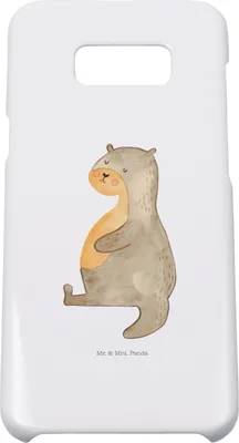 Produktbild von Mr. & Mrs. Panda Samsung Galaxy S8 plus Handyhülle  Otter Bauch - Weiß - Geschenk, Satt, Zufrieden, voll Gefuttert, Sportmuffel, Handy, Hülle, Seeotter See, Case, Cover