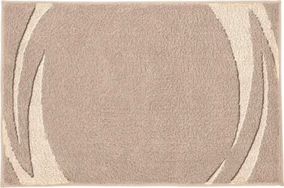 Produktbild von Kleine Wolke Badteppich MYSTIC Taupe 80 x 140 cm