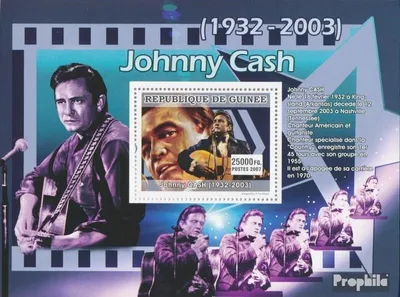 Produktbild von Briefmarken Guinea 2007 Mi Block 1312 (kompl. Ausgabe) postfrisch John Cash