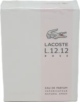 A close-up of a perfume box.