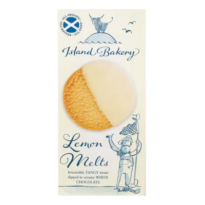 Produktbild von Lemon Melts - Zitronenkekse mit weißem Schokoladenüberzug 133g