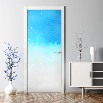 Produktbild von Dekorative Tür dekoration selbstklebend Klebefolie Türaufkleber Türtapete Bunte Abstraktion 77 x 200 cm