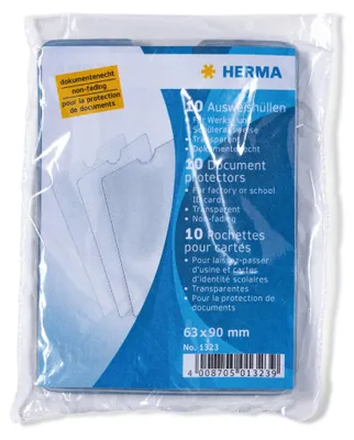 Immagine prodotto di HERMA Ausweishüllen Set 63x90 10 Stück