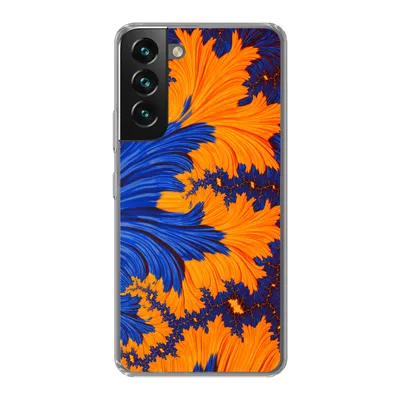 Produktbild von MuchoWow® Handyhülle Schutzhülle Hülle für Samsung Galaxy S22 Plus Blätter - Kunst - Psychedelisch Silikon Softcase Handy Hülle - Schutzabdeckung