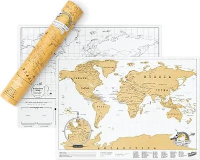 Produktbild von Luckies Rubbel Weltkarte - Scratch Map - Travel Edition für unterwegs