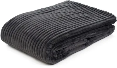 Produktbild von Gözze Kuscheldecke Wohndecke Cord Optik 150 x 200 cm anthrazit