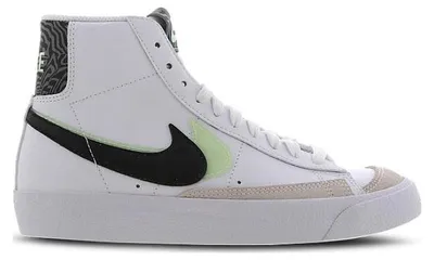Produktbild von Nike Blazer Mid 77 White Black Green (GS) - EU 35.5