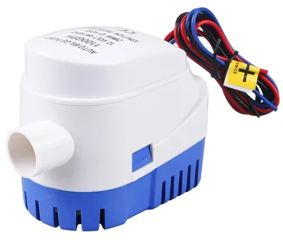 Productafbeelding van Automatische bilgepomp 12 V, 1100 gph/70 lpm, stille vloeistofpomp met vlotterschakelaar