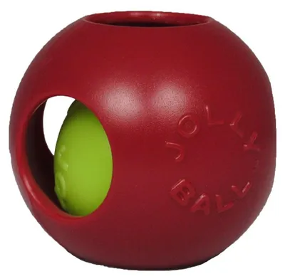 Immagine prodotto di Jolly Pets JOLL040A - Giocattolo per cani, palla teaser, 10 cm, rossa