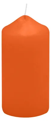 Produktbild von Spitzkopf Stumpen Kerzen Karotte Orange 8 x Ø 4 cm, 12 Stück