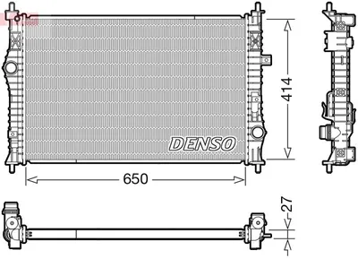 Zdjęcie produktu dla Chłodnica silnika DENSO DRM21104