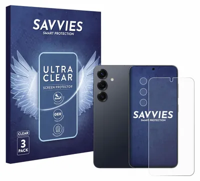 Produktbild von 6x Für Samsung Galaxy S25 Plus (Display+Kamera) Schutzfolie Savvies Displayschutz Display Schutz Folie Klar Transparent