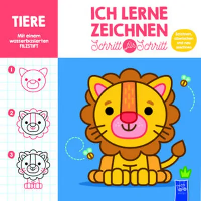 Immagine prodotto di Ich lerne zeichnen - Schritt für Schritt: Tiere