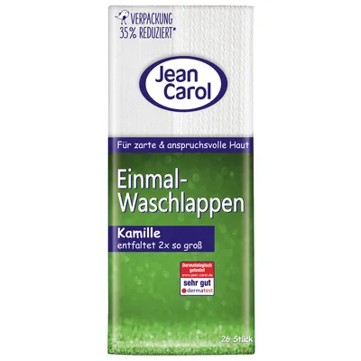 Produktbild von Pelz Einmal-Waschlappen Kamille 26 Stk