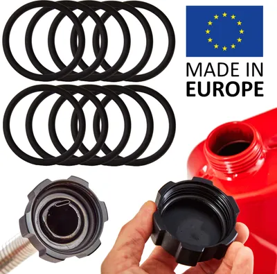 Produktbild von BW® 10x Ersatzdichtung für Ausgießer für Kraftstoffkanister Metall Benzinkanister mit Schraubverschluss - 10 Stück -  Europe