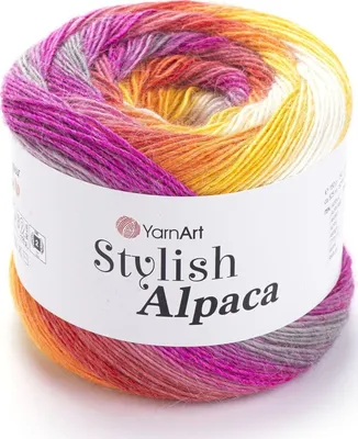 Image de Yarnart Stylish Alpaca 7719 : Une laine douce et chaude pour des projets variés