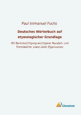 Produktbild von Deutsches Wörterbuch auf etymologischer Grundlage