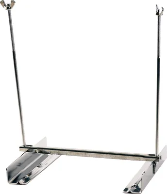 Produktbild von Batteriehalter aus Edelstahl für Batterien von 165 mm bis 230 mm Höhe mit Flügelmutter