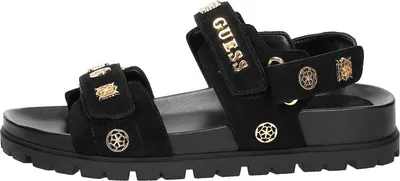 Produktbild von Guess Florizi  Sandalen Plat - Zwart - Maat 38