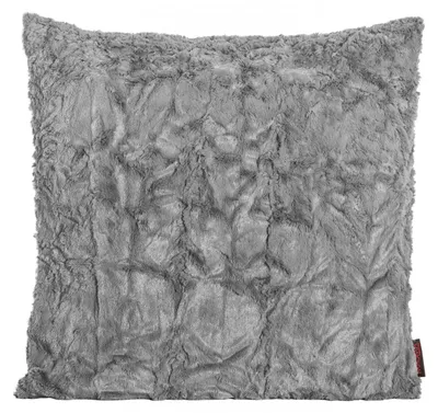 Produktbild von Kissenhülle "Fluffy" grau 50x50cm
