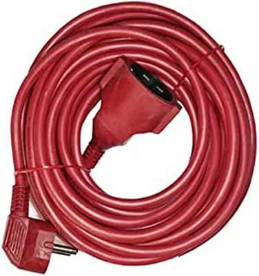 Imagen del producto de Cable de extensión EDM 23602, color rojo, 25 metros