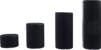 Immagine prodotto di Supporto con base, design elegante, opzioni personalizzabili, nero 20 40 60 80