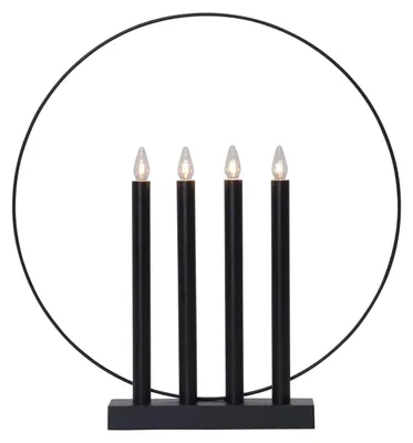 Produktbild von Star Trading 644-62, Leichte Dekorationsfigur, Schwarz, IP20, Schwarz, 4 Glühbirne(n), E10