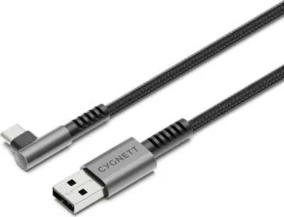 Zdjęcie produktu dla Cygnett CY5106PCUSA, 1 m, USB C, USB A, USB 2.0, 0,48 Gbit/s, Czarny